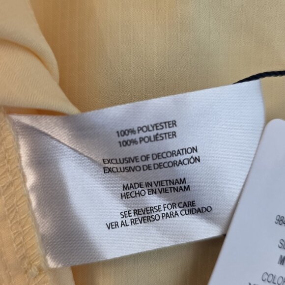 Eddie Bauer Shirt Mens Medium Performance Fishing Outdoor Vented Butter Yellow - Picture 14 of 16